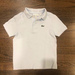 Light blue Lacoste polo